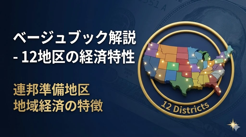 【ベージュブック解説 第2回】12連邦準備地区の経済特性 - 地域から読み解く米国経済