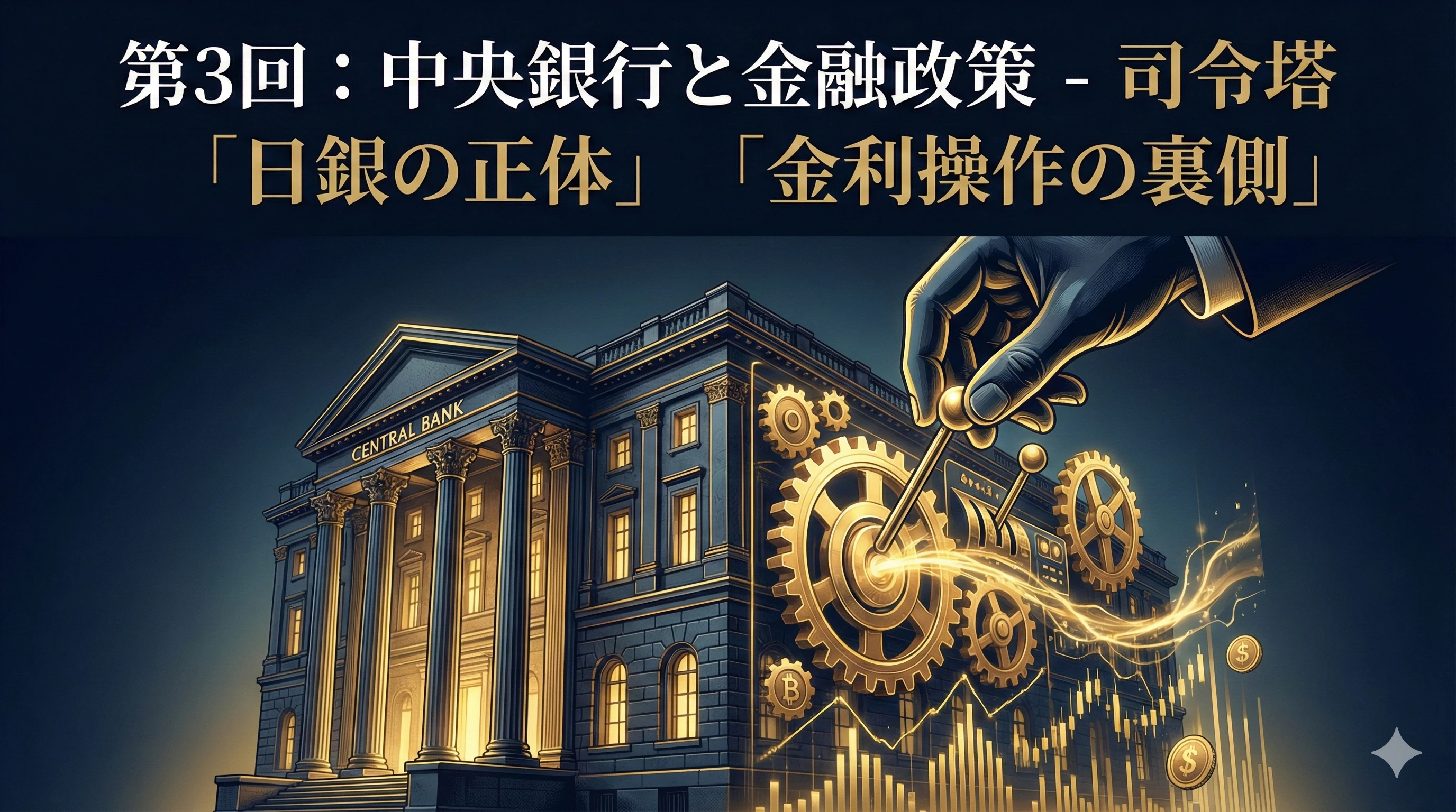 【金利マスター講座 第3回】中央銀行と金融政策 - 金利をコントロールする司令塔