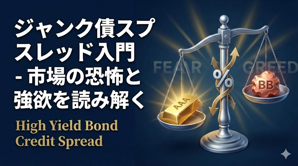 ジャンク債スプレッド入門 - 市場の恐怖と強欲を読み解く