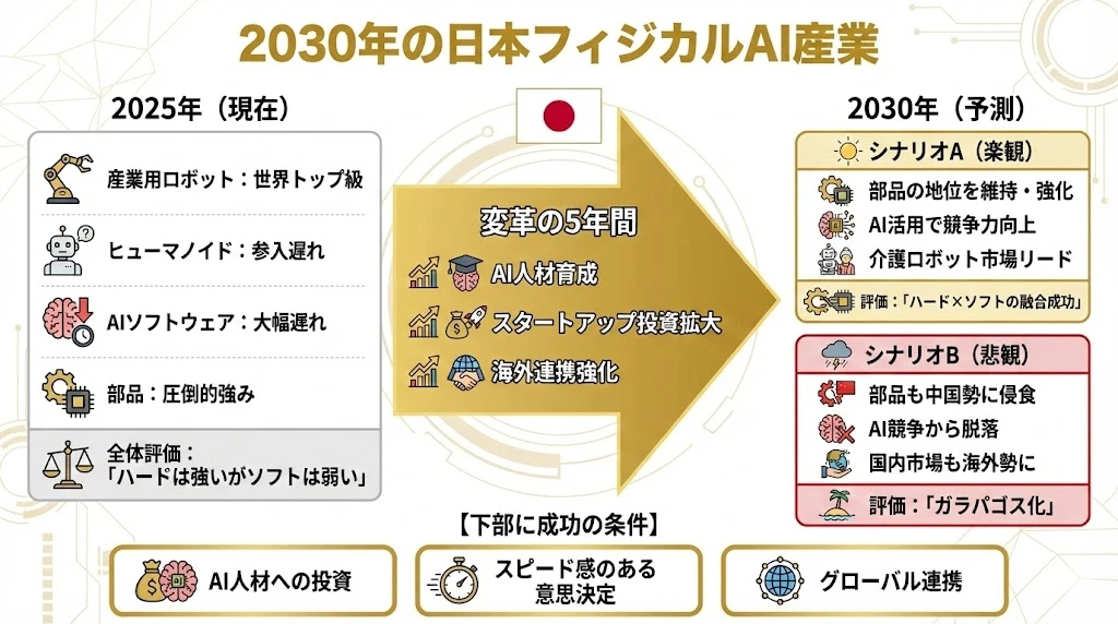 2030年の日本フィジカルAI産業