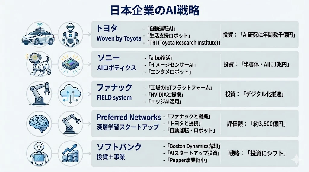 日本企業のAI戦略
