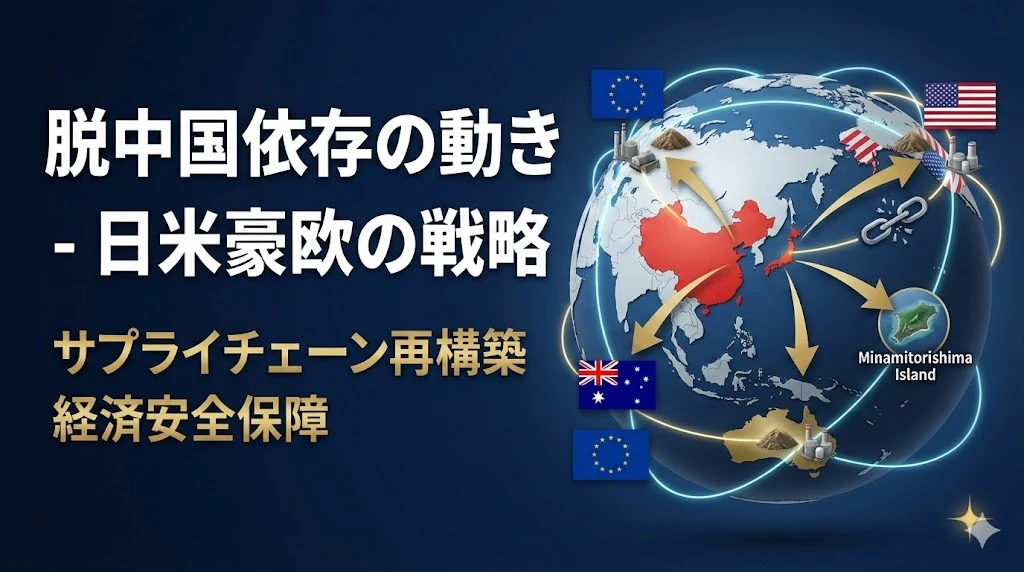 【レアアースマスター講座 第5回】脱中国依存の動き - 日米豪欧の戦略