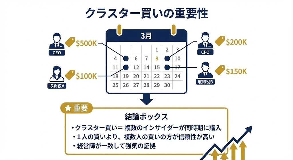 クラスター買いの重要性