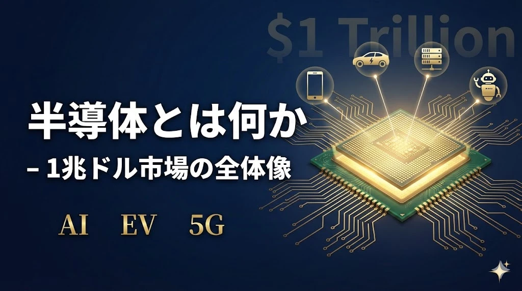 【半導体マスター講座 第1回】半導体とは何か - 1兆ドル市場の全体像
