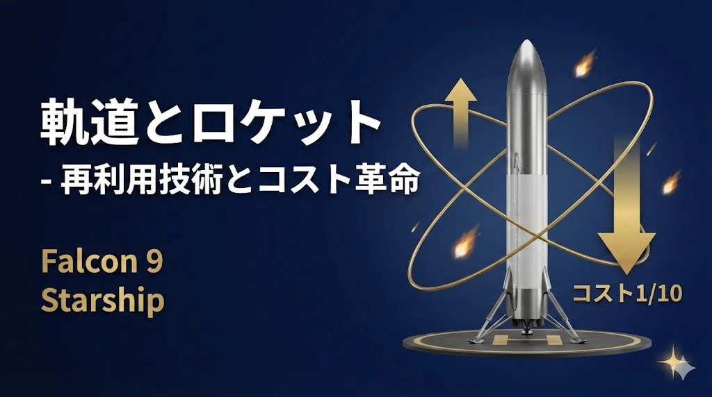 【宇宙産業マスター講座 第2回】軌道とロケット - 再利用技術とコスト革命